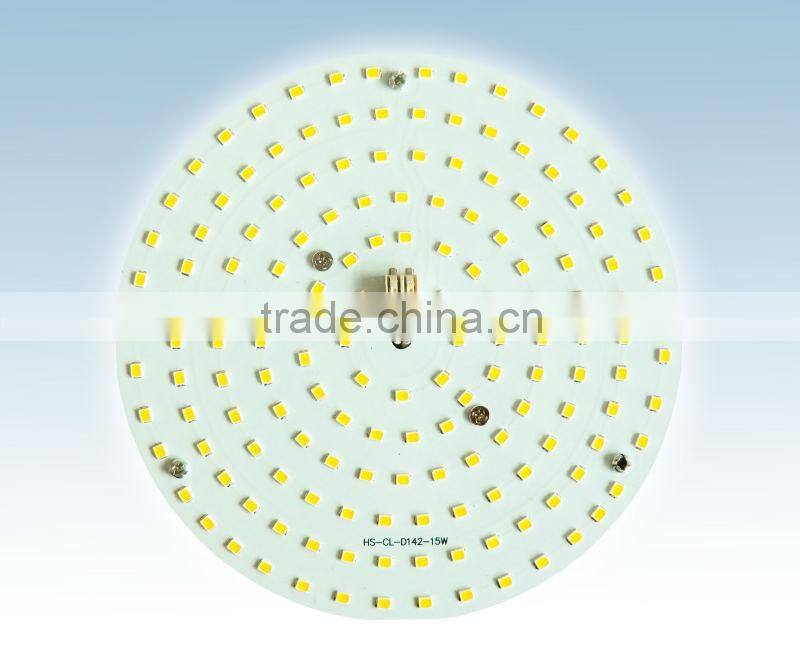 15W LED 230V AC pcb module Epistar SMD2835/AC module connect to 230V directly/ceiling light downlight replacement