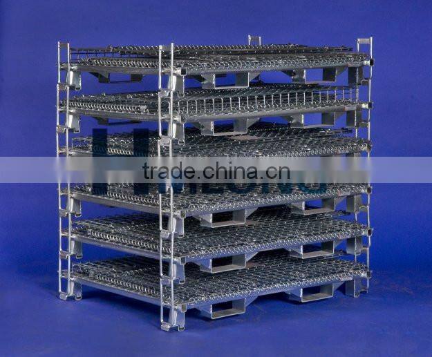 Collapsible steel galvanized wire mesh baskets