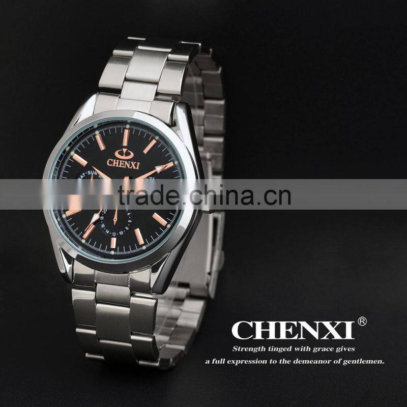 2016 High quality simple design stainless steel Quartz Mens Watch