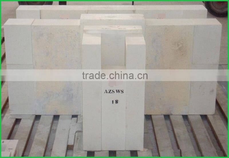 AZS fused cast refractory bricks