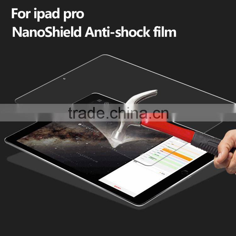 Nano shield shock-resistance screen protector for ipad pro anti-shock screen guard