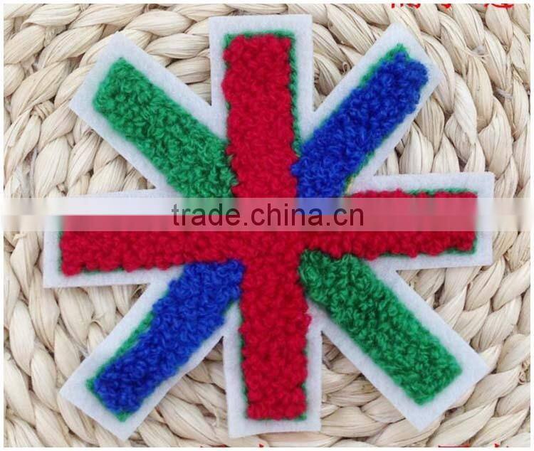 Factory wholesale Love Heart Mixed Package Hand Sew-on Towel Embroideried DIY Woven Patches