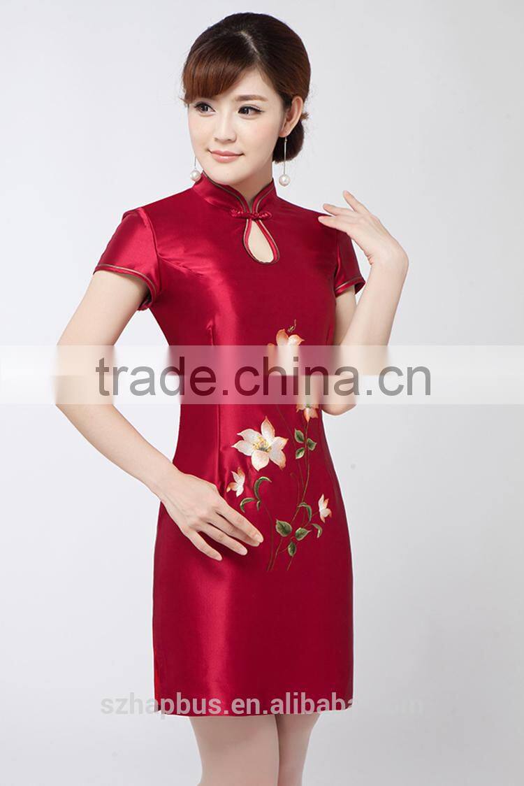 2015 ladies New Fashion casual embroidered dress