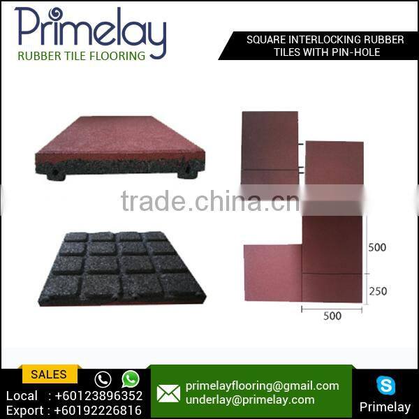 Playground Flooring Mat / Outdoor Colorful Rubber Floor Tile/ Kindergarten Playground Rubber Mat