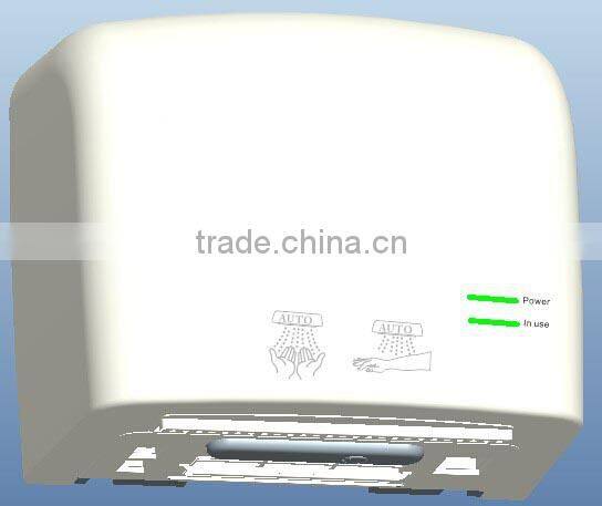 KUAIERTE 2015 High speed hand dryer K2013 wall mounted High Speed Bathroom Automatic hand dryer