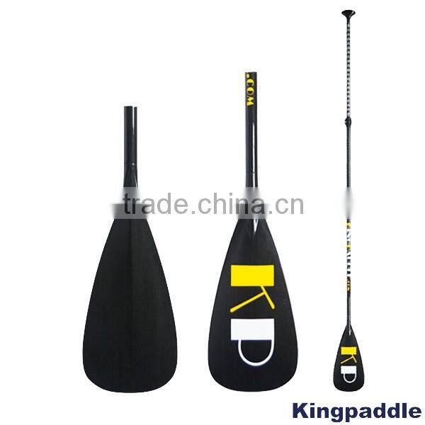 3 piece full carbon sup paddle adjustable