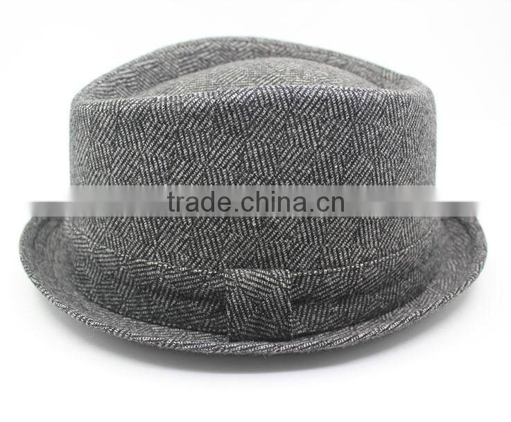 custom made wool felt fedora hat