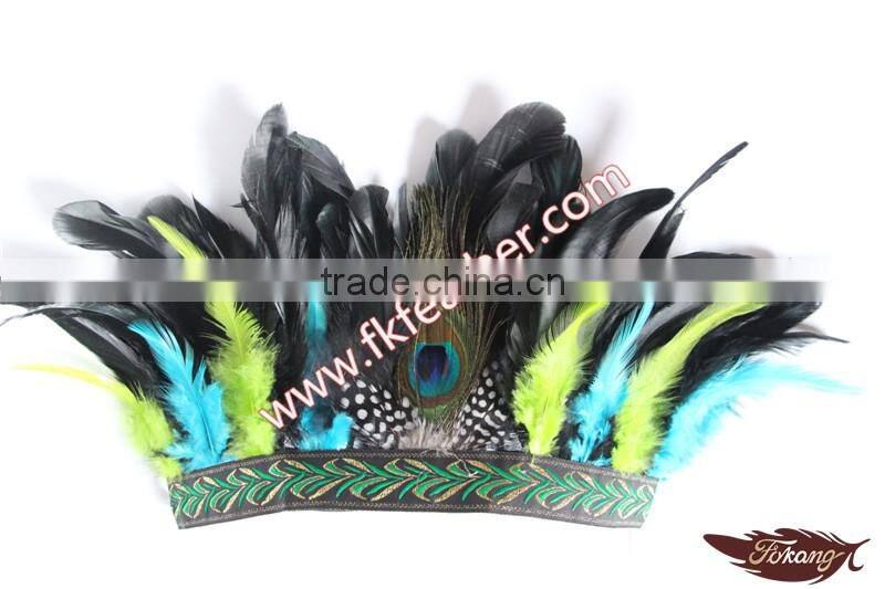 Fukang Roster Feather Headdress Showgirl Show