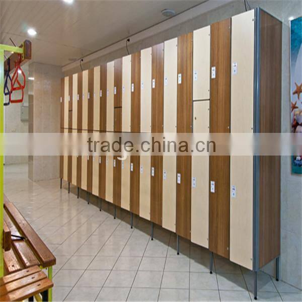 modern wooden HPL Locker for changing room