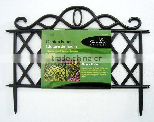 plastic garden border fence