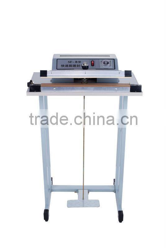 2015 new hot selling professional plastic simple foot hot isostaic press sealing machine