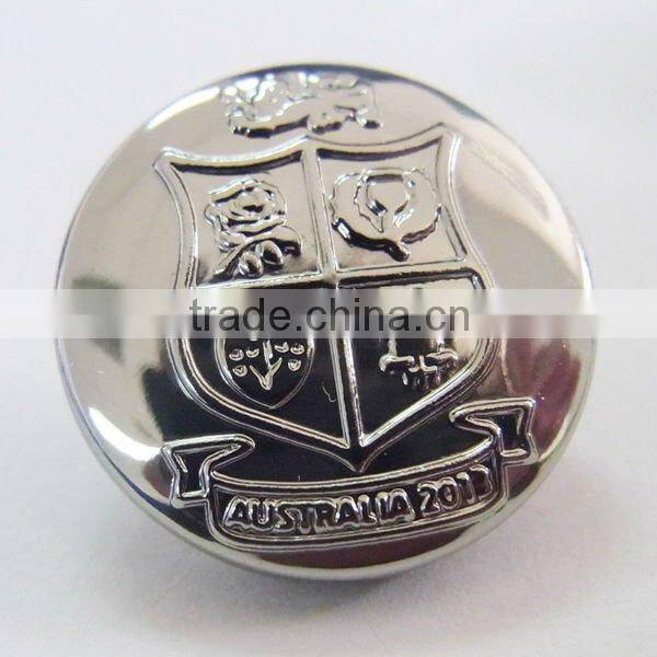 20mm Gold custom made sewing buttons