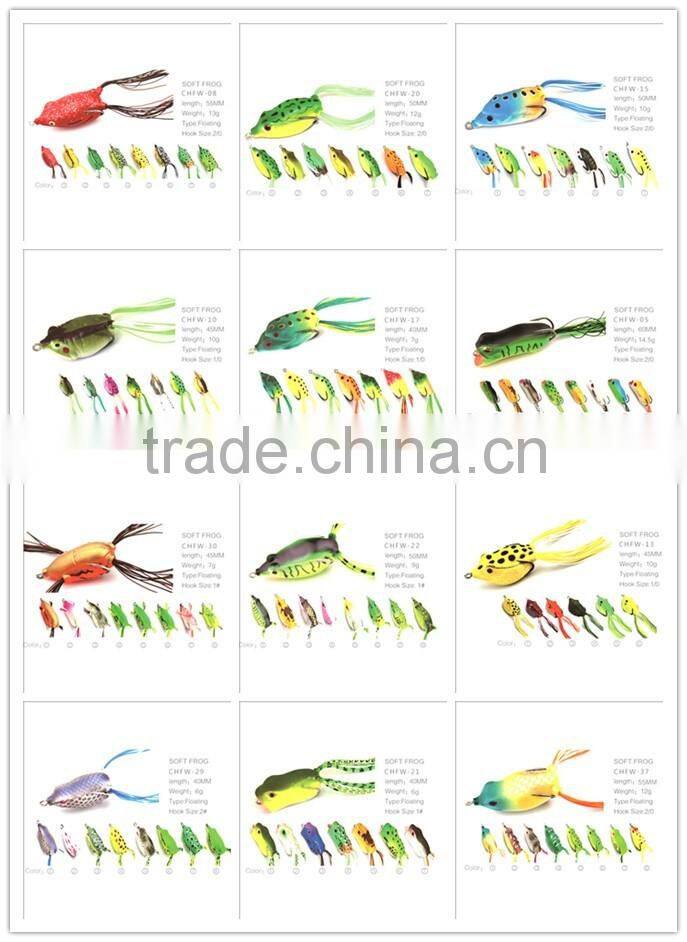 new designed colorful rabbit lures factory price