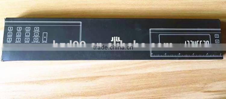 Promotional for Student/ Office/ Housework Pratical Functional Electric LCD Ruler Calculator with Digital Clock/ Alarm