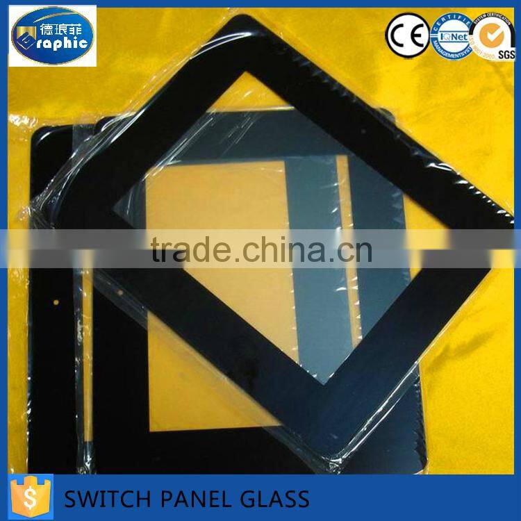 2016 CNC custom clear Glass for Panels used for electronic product