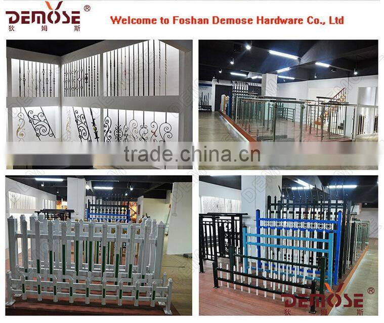 shopping malls interior glass railing design