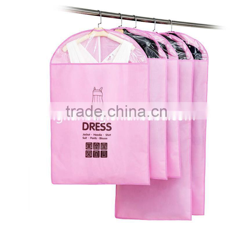 2015 non woven factory suit bag, suit cover, garment cover