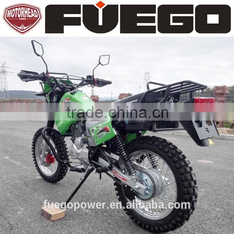 SUV Motorcycle With Head Light Siginal Speedometers Big Wheels Dirt Bike 200CC 250CC