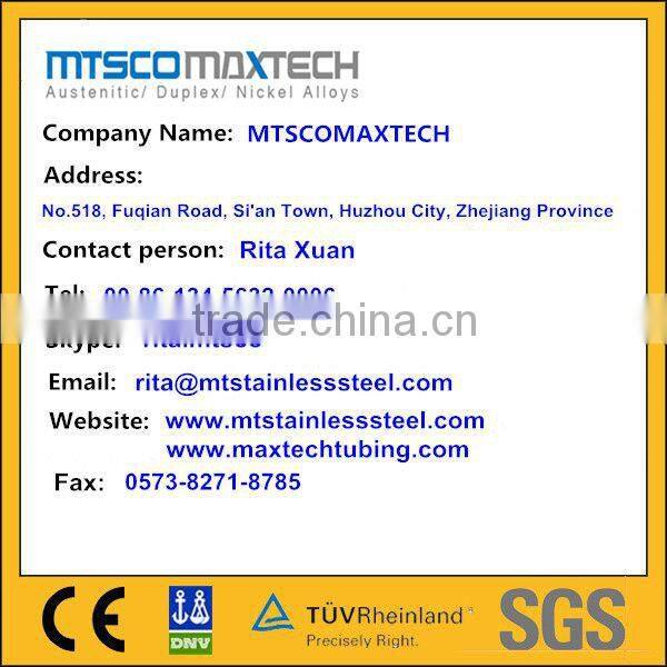 TP321 Stainless Steel Small Tube, Seamless Tube