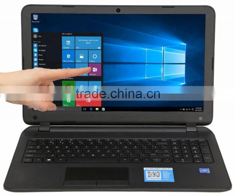 NEW Product 15.6 Laptop Computer Touchscreen 4GB 500GB Intel Dual 2.58GHz DVD+RW Win 10 15-f211