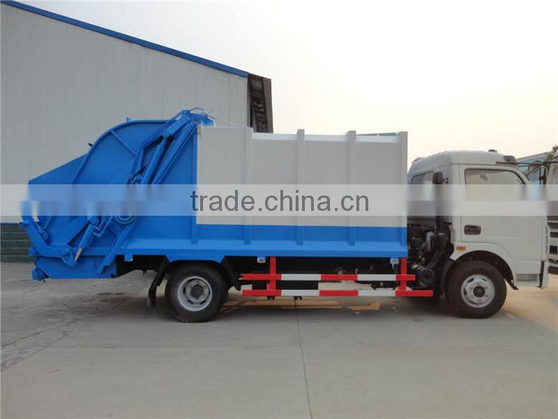 Dongfeng 4x2 small 5CBM vibrating plate compactor for sale