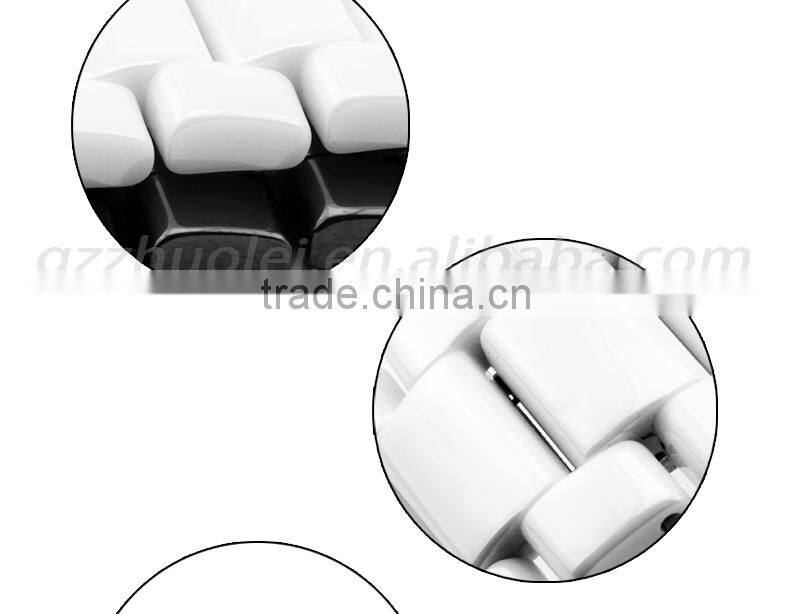 22*11|19*9mm high quality ceramic Watch bracelet for men's and women's with stainless steel buckle Wholesale 3PCS