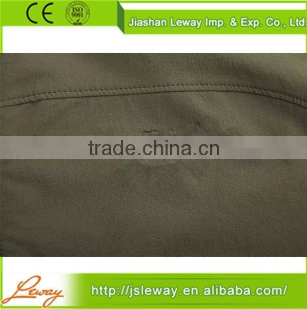 New design high quality zipper up softshell jacket men