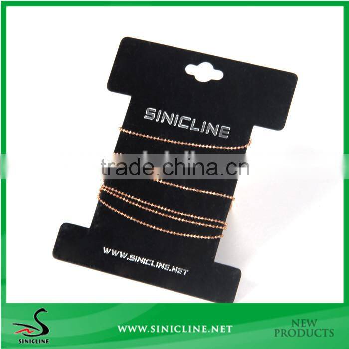 Sinicline Custom made PVC Necklace card