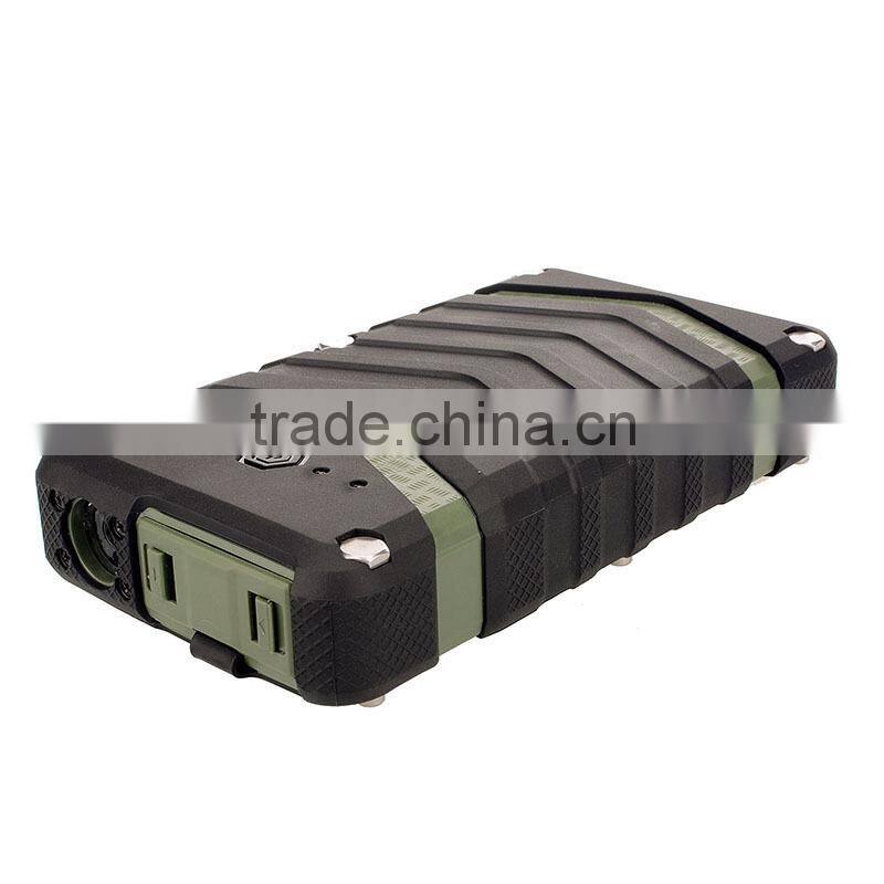 18000mah big capacity power bank waterproof,drop resistance,SOS LED light