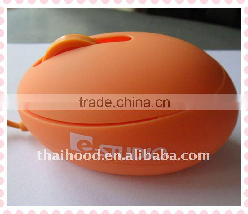 New egg shape wired optical mouse