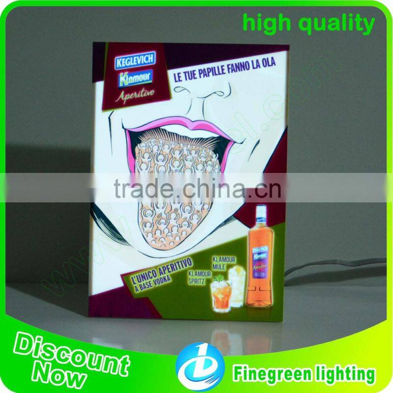 electroluminescent animated poster light up el advertising