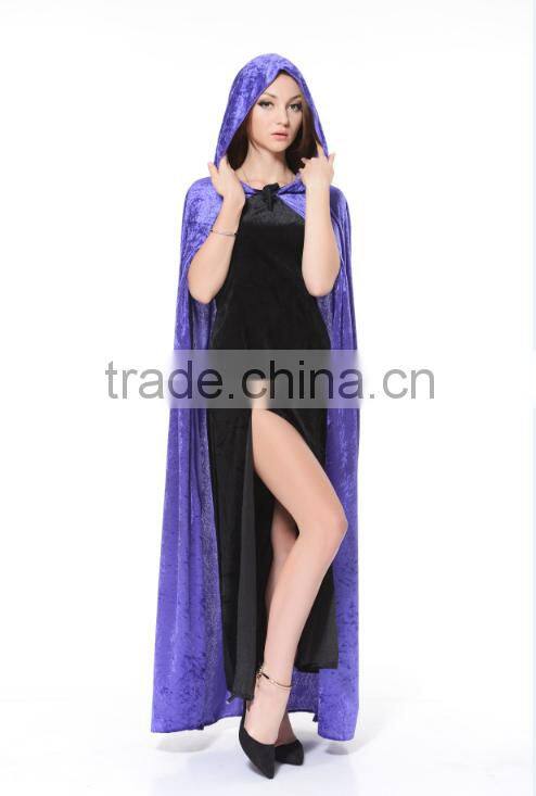 Carnival Elegant Ladies Fancy Dress Mysterious women instant coat costume