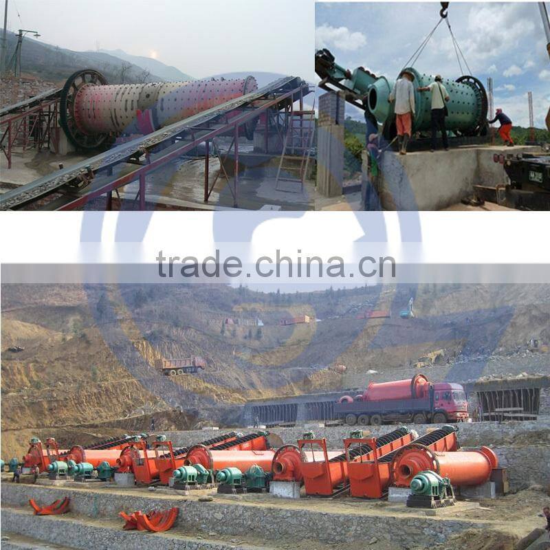 Wet type Ball Mill / Grinding Ball Mill Machine For Mineral Ores Grinding