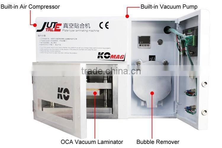 New Upgraded LCD Repair machine 5 in1 Vacuum LCD Separator OCA Lamination machine Air bubble removing machine for Iphone 4 5 6 6