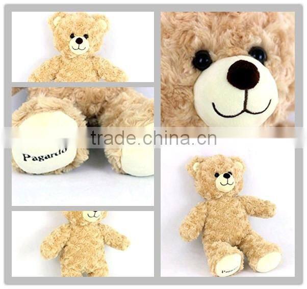 cheap wholesale similing standing brown plush teddy bear