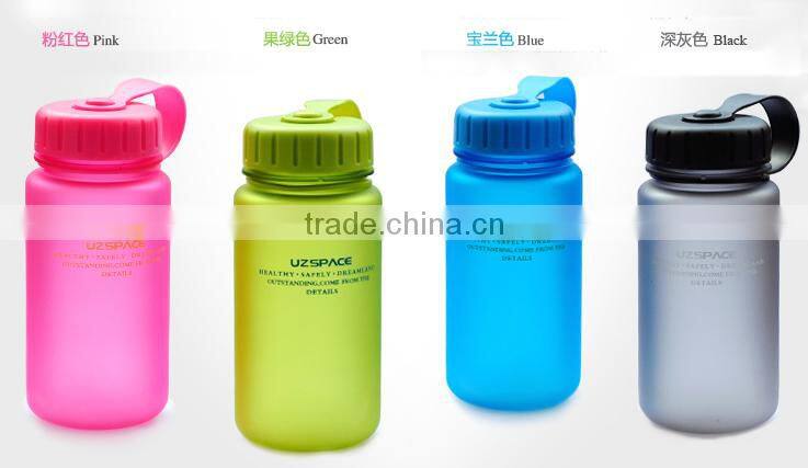 500ML Bpa free bottle logo forsted plastic water bottle