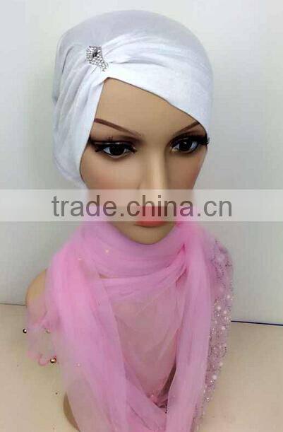 C065 new style jersey elastic tube underscarf,muslim scarf hats