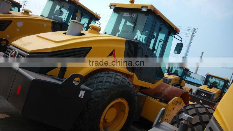 12T hydraulic single drum double drive vibratory road roller with cummins engine