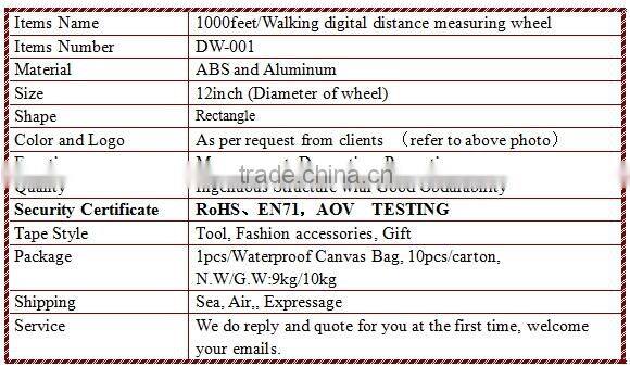 High Quality walking digital length measurement wheel distance measure factory in china
