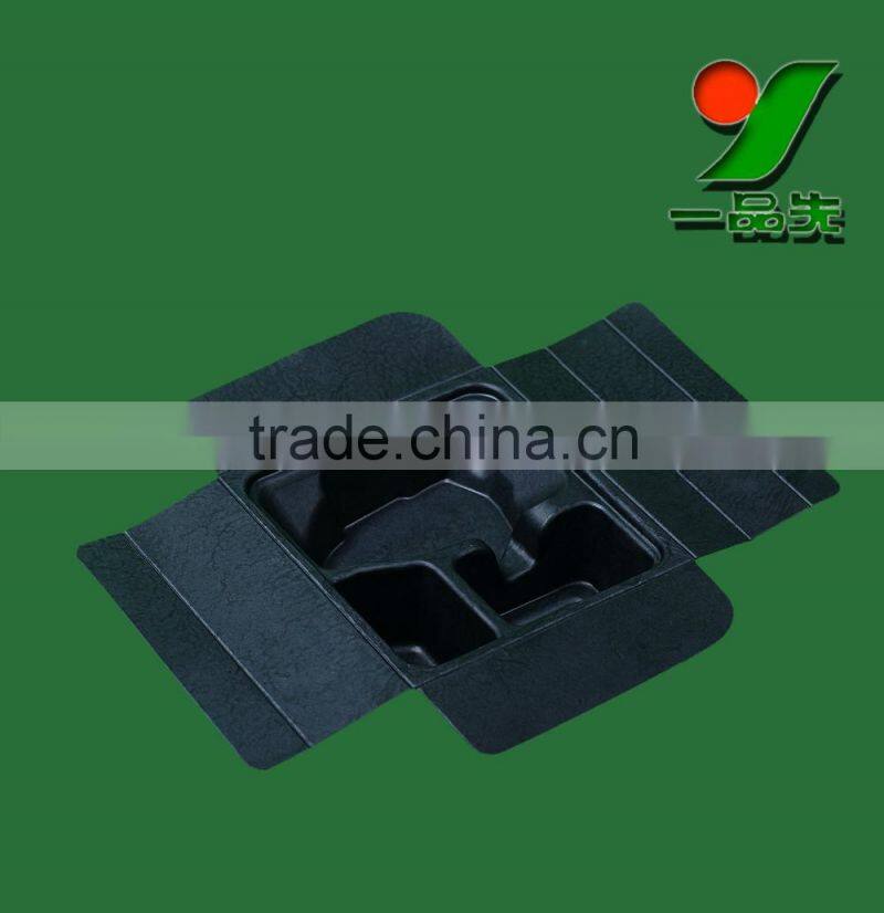 2016 Hot Products Custom Made Sugarcane Bagasse Recycled Molded Paper Pulp Tray for Telecontrolle Packaging