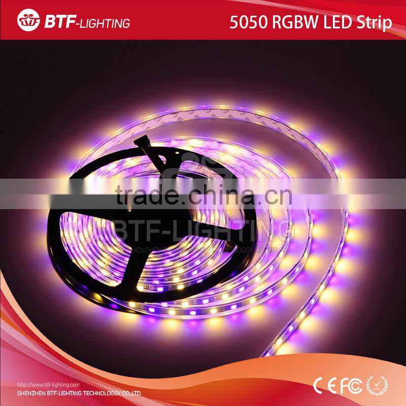 5m 5050 RGBW led strip 60leds/m RGB+Warm White led strip Tube-Waterproof IP67 DC12V SMD 5050 Mixed RGB color