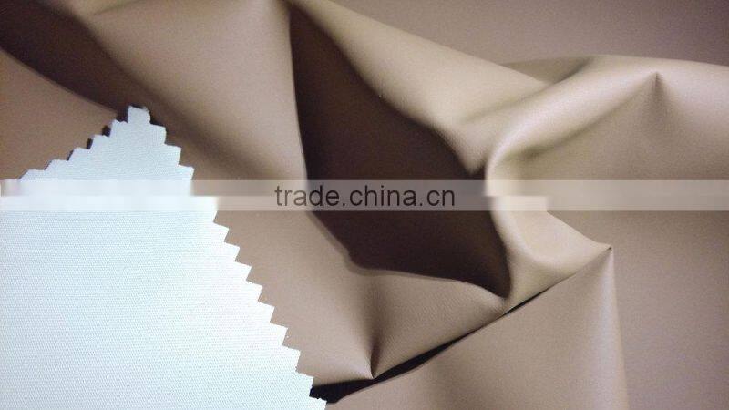 The skin feeling leather designer fabric for jacket