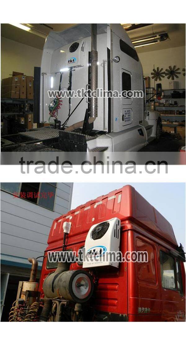 12v/24v 2kw split truck cabin air conditioner