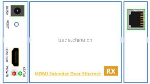 Support RS232 Bidirectional IR 4k hdmi hdbt utp extender 100m by cat6 with factory price