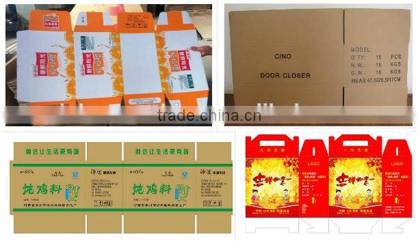 High speed corrugated cardboard multi colours printing die cutting machine Automatic corrugated carton box making machinery