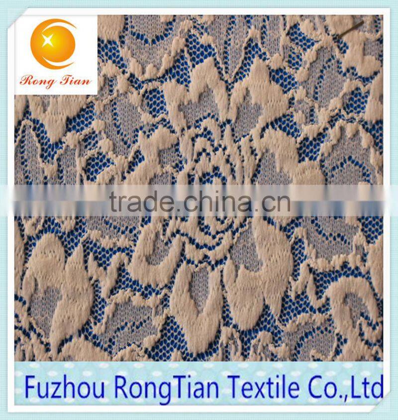 2015 sold high-grade spandex lace fabric for the curtains