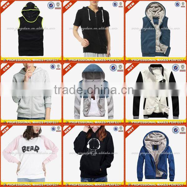 Wholesale women fashion blank hoodies blank women hoodie t-shirt(YCH-B0066)