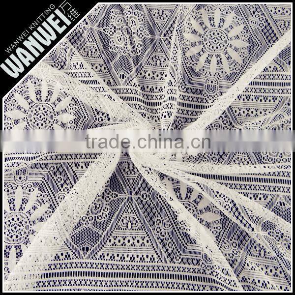 New products special design exquisite softextile lace fabric knitting by Changle factory