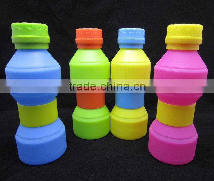 hot new products for 2015 folding silicone water bottle