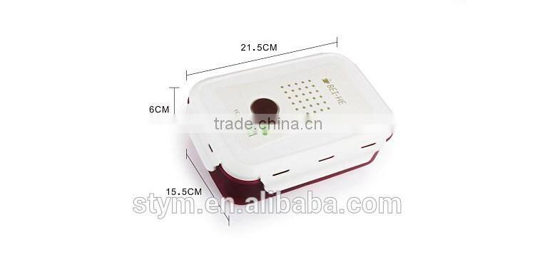 Plastic lunch box for school/company 1000ml